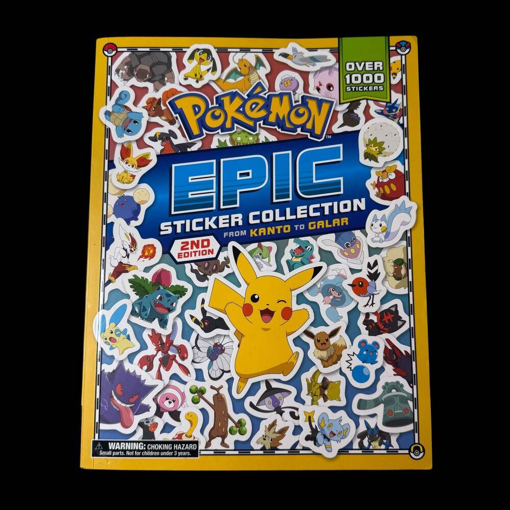 Pokémon Epic Sticker Collection 2nd Edition: From Kanto to Galar